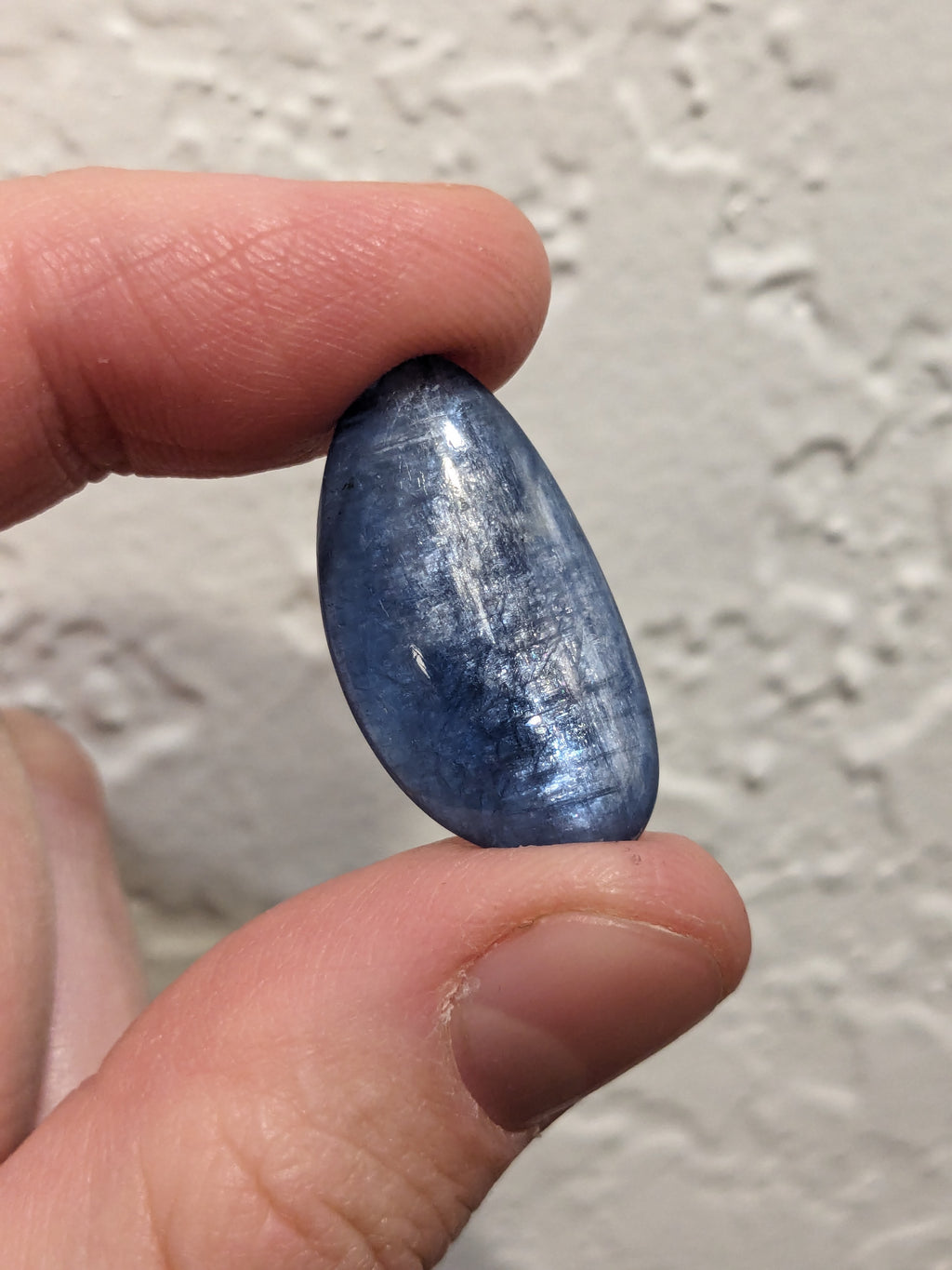 Rare Flashy Kyanite Cabochon