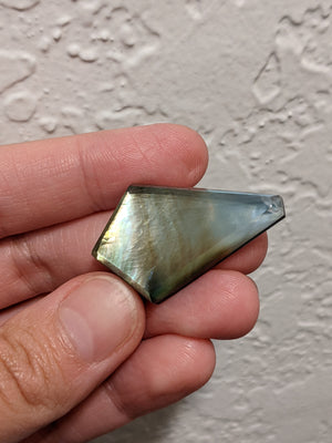 Mother Of Pearl With Clear Top Cabochon From PHOENIXRISINGGEMSHOP
