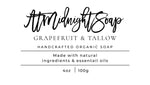 GRAPEFRUIT AND TALLOW SOAP BAR 3.5-4OZ